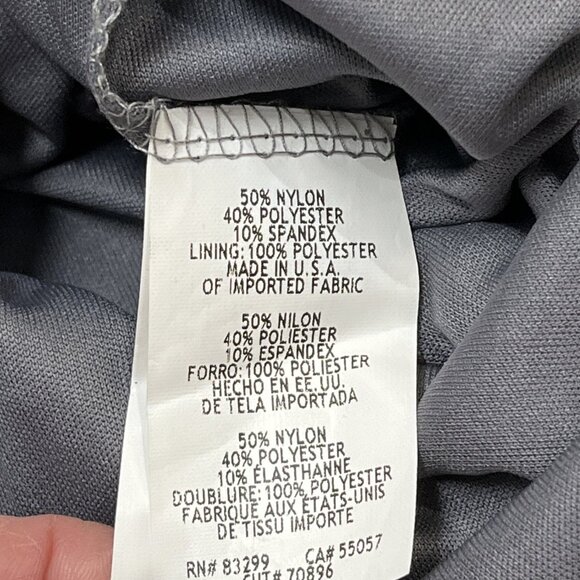 Vintage Onyx Dress Womens 12 Lace Ombre Lined Off Shoulder‎ Bodycon Midi Y2K 90s - Picture 7 of 9